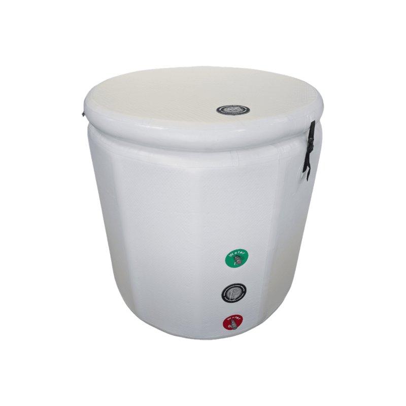 Aquatuning Eisbad Premium Tonne mit Abdeckung Weiß