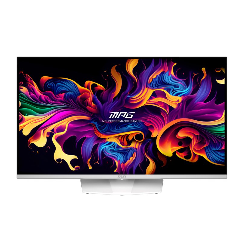 MSI MPG 321URXW QD-OLED computer monitor 80 cm (31.5") 3840 x 2160 pixels 4K Ultra HD White