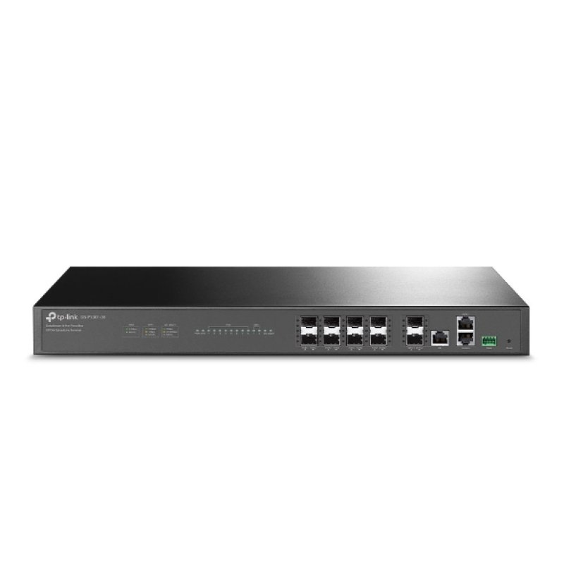 TP-LINK Aginet (DS-P7001-08) DeltaStream 8-port Pizza-box GPON Optical Line Terminal, 8 GPON Ports, Dual Redundant