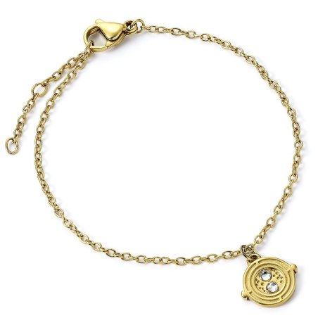 HARRY POTTER - Retourneur de Temps - Bracelet en Acier Inoxydable Doré