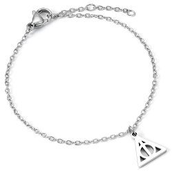 HARRY POTTER - Reliques de la Mort - Bracelet en Acier Inoxydable Arg.