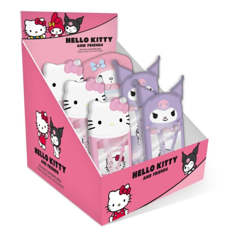 HELLO KITTY & Friends - Display de 6 Sets de Papeterie 6pc