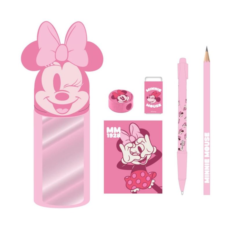 MINNIE - Display de 6 Sets de Papeterie 6pc