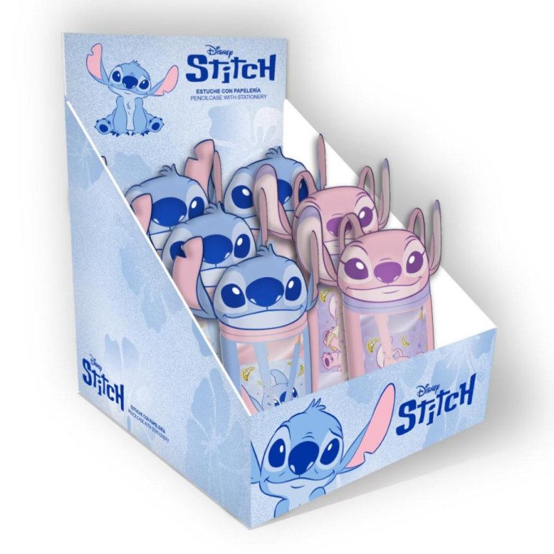 STITCH & ANGEL - Display de 6 Sets de Papeterie 6pc