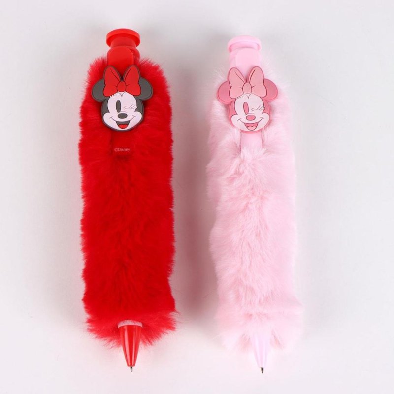 MINNIE - Display de 12 Grands Stylos Fluffy