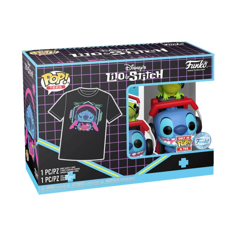 LILO STITCH - POP N° XXX - Gmr Stitch avec grenouille T-shirt (XL)