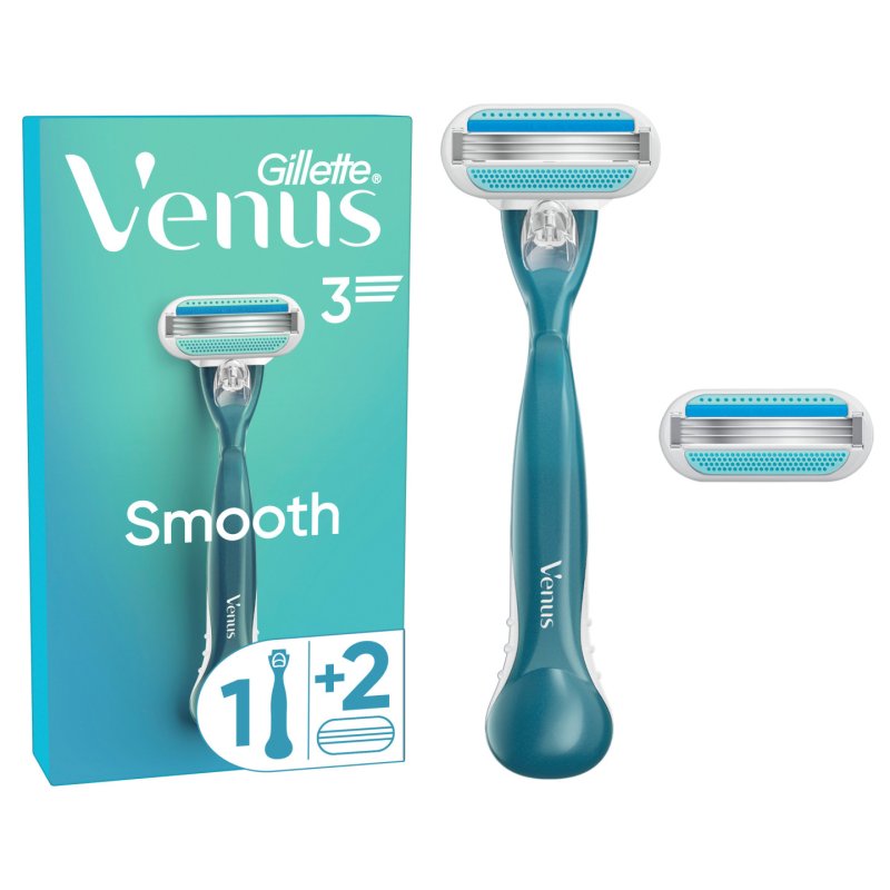 Gillette for Women Rasoir Venus Smooth, 2 lames incl.