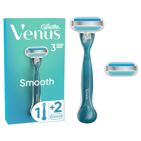 Gillette for Women Rasoir Venus Smooth, 2 lames incl.