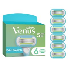 Venus - Gillette Venus Extra Smooth Razor Blades - Green/White - 6 pcs