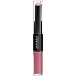 L'Oreal Paris Infallible Lipstick 214 Raspberry for Life 24 Hour Liquid Lipstick with Moisturizing Lip Care Balm 6ml