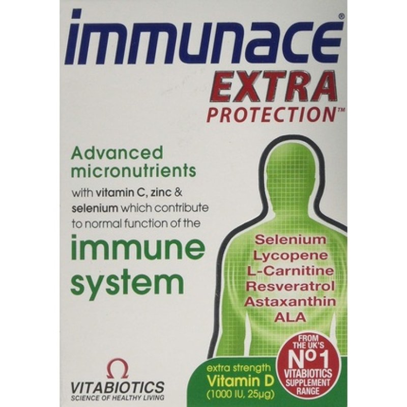 Vitabiotics Immunace Extra Protection Tablets