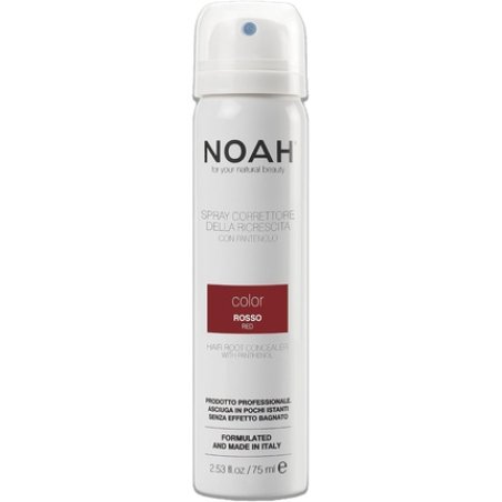 NOAH Natural Red Temporary Hair Dye Root Concealer Spray with Vitamin B5 Colour 75ml
