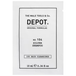 Depot 100 Hair Cleansing No 104 Botanical Complex Hair Shampoo For Neutralisation Of Yellow Tones - 10 Ml