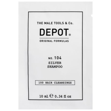 Depot 100 Hair Cleansing No 104 Botanical Complex Hair Shampoo For Neutralisation Of Yellow Tones - 10 Ml