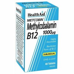 HealthAid Methylcobalamin Metcobin 1000mcg Tablets 60