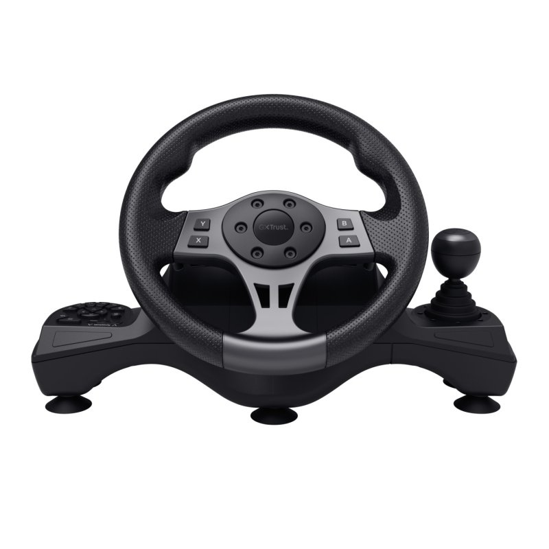 Trust GXT 289 Movi Black USB Steering wheel Pedals Nintendo Switch PlayStation 4 Xbox One S Xbox One X Xbox