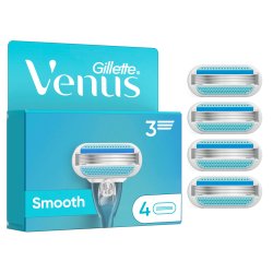Gillette for Women Lames de rechange Venus Smooth, pack de 4