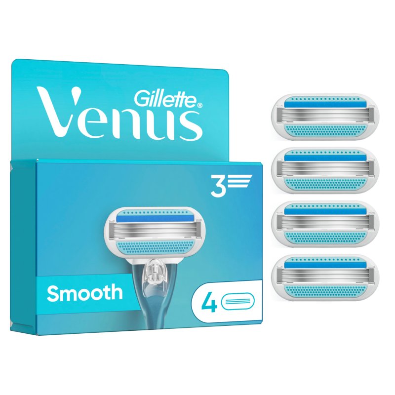 Gillette for Women Lames de rechange Venus Smooth, pack de 4
