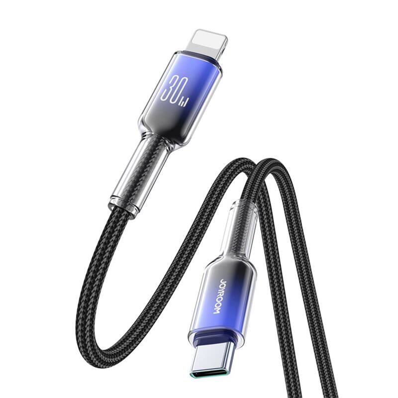 Cable USB-C Lightning Joyroom S-A42 30W 1.2m czarny