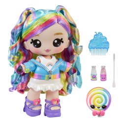 Yummiland Large Doll Lip Gloss Pet - Skyler Rainbow Belt