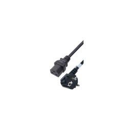 CEE7 / C21 power cable Black - 2,0 m