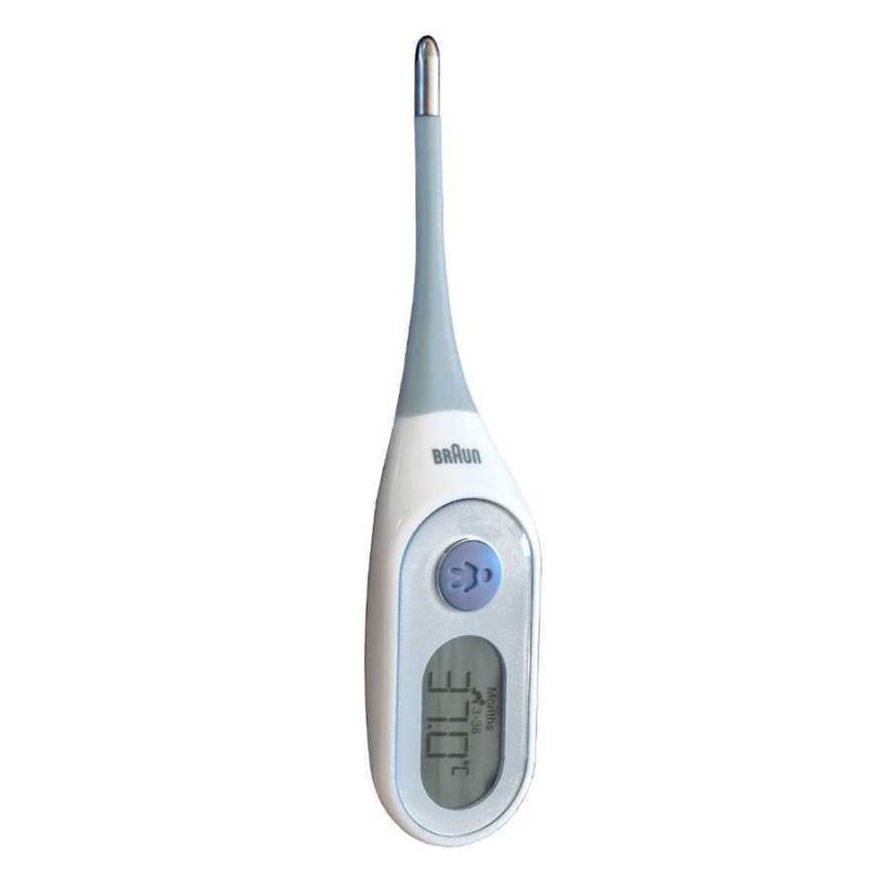 Braun PRT2000 thermometre digital Contact Bleu, Blanc Sous le bras