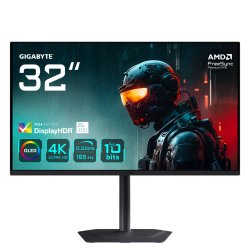 GIGABYTE MO32U 31.5" OLED 4K UHD Gaming Monitor - 3840 x 2160, 165Hz, 0.03ms, 250 cd/m², Display HDR True Black 400,