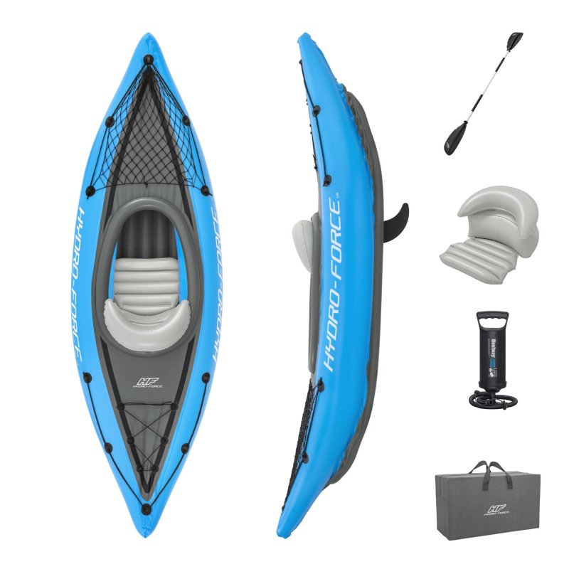 Bestway Hydro-Force Kit kayak gonflable Cove Champion 1 place 2,75 m