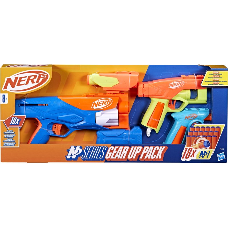 Nerf N Series Gear Up Pack (blau/orange)