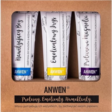 Anwen Medium Porosity Hair Care Set - Iris, Magnolia