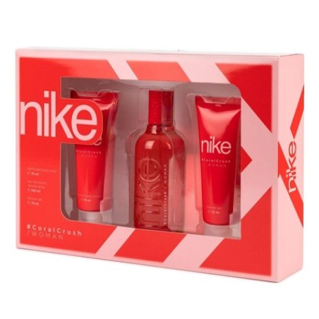 Nike Woman Coral Crush Eau De Toilette With Body Lotion 75ml And Shower Gel 75ml