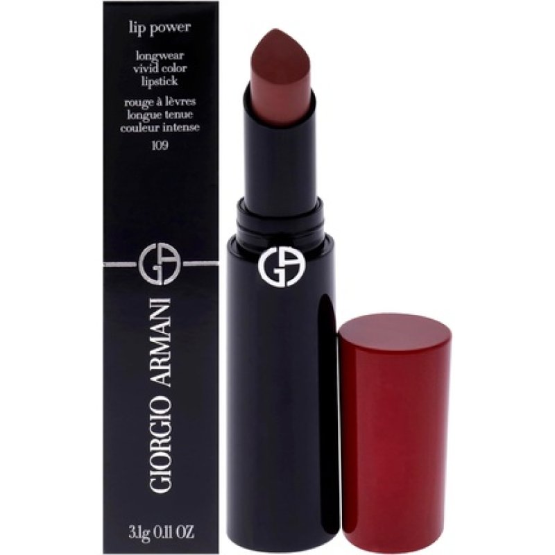Giorgio Armani Lip Power Longwear Vivid Color Lipstick 0.11 oz