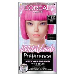 Loreal Preference Metavivids Hair Color 7222 Meta Pink