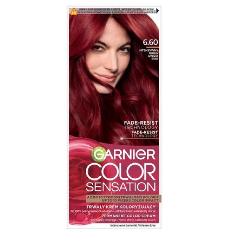 Garnier Color Sensation Cream Hair Dye 6.60 Intense Ruby