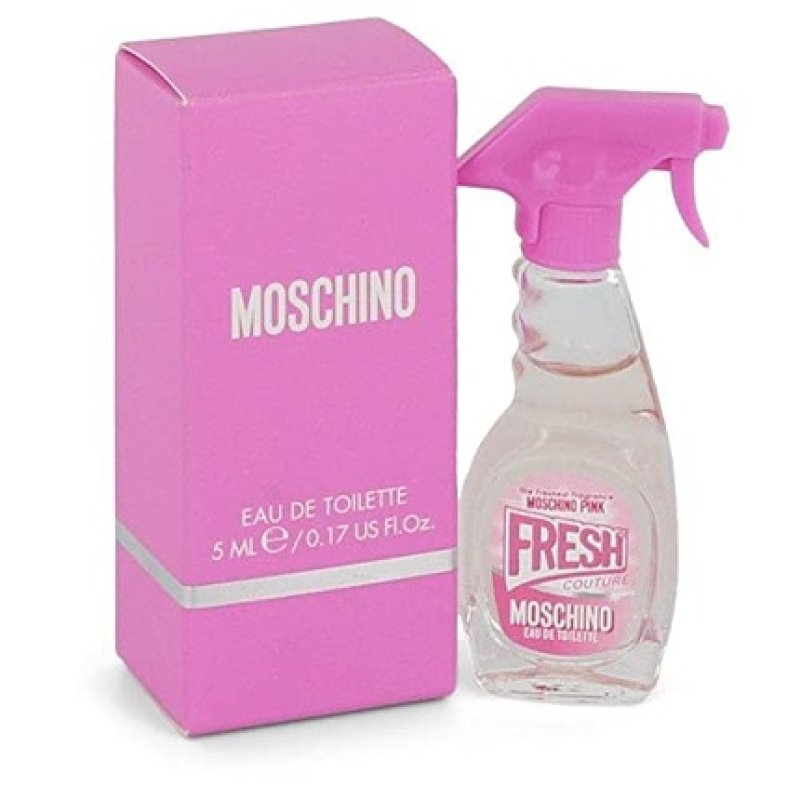 Moschino Fresh Couture Pink Eau De Toilette Mini Splash for Women 0.17oz 5ml