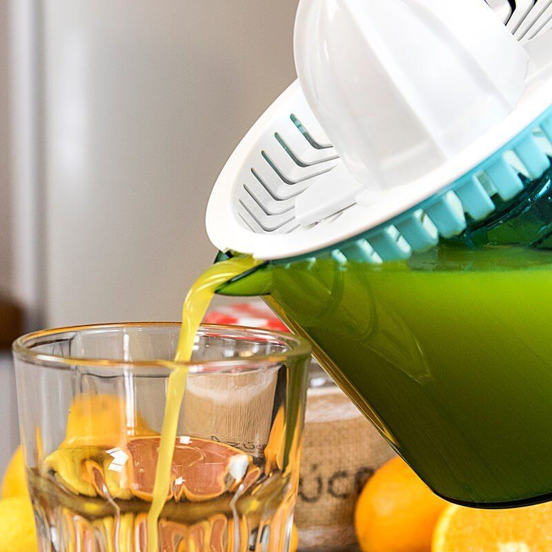 Cecotec ZitrusEasy Basic Hand juicer 40 W Transparent, Turquoise, White