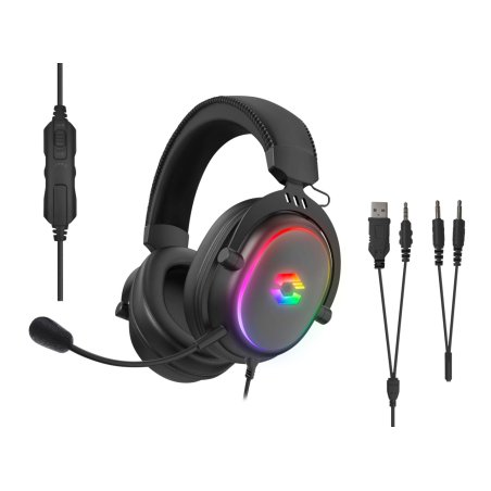 Speedlink - CONUX RGB Stereo Gaming Headset - for PC/PS5/PS4/ Xbox Series X/S/Switch/OLED/Lite , black