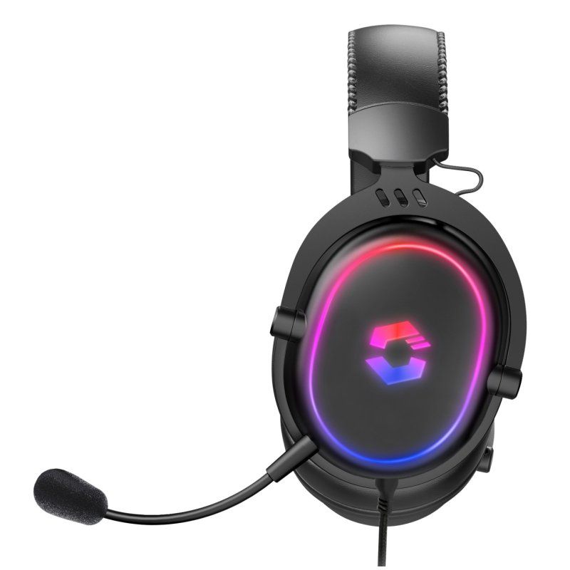 SPEEDLINK CONUX RGB Casque Avec fil Arceau Jouer USB Type-A Noir