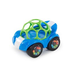 Bright Starts - Toy car, Rattle & Roll Buggie™, blue - (BS-81559)