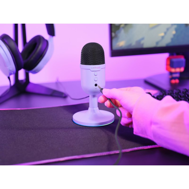 Trust GXT 234P Yunix Purple Table microphone