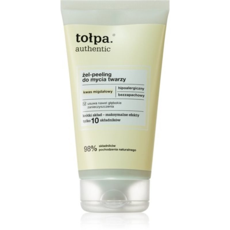 Tołpa Authentic Face Cleansing Gel-Peeling with Almond Acid 150ml