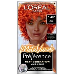 Loreal Preference Metavivids Hair Color 6403 Meta Coral