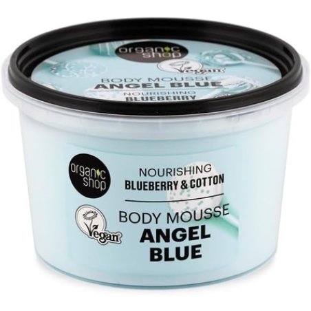 Organic Shop Angel Blue Nourishing Body Mousse Blueberry & Cotton 250ml