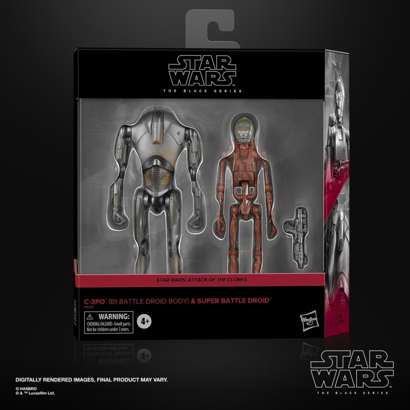 Star Wars The Black Series Black Series Pack de 2 figurines : L'attaque des clones