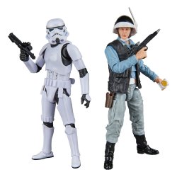 Star Wars Episode IV Black Series pack 2 figurines Rebel Trooper & Stormtrooper 15 cm