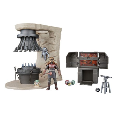 Star Wars The Mandalorian Vintage Collection The Armorer's Forge avec The Armorer (Lakeside Covert World)