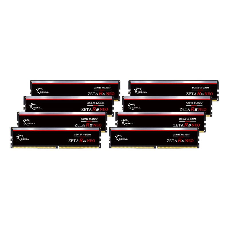 G.Skill Zeta R5 Neo F5-6800R3445G32GE8-ZR5NK module de mémoire 256 Go 8 x 32 Go DDR5 6800 MHz ECC