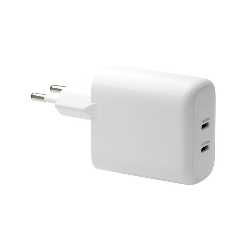 dbramante1928 re-charge - EU Wall Charger - 2x USB-C 20W - W