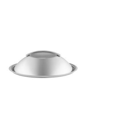 Eva Trio - Dome lid - Brushed steel - 24 cm