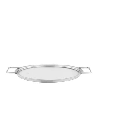 Eva Trio - Glass lid - Brushed steel - 24 cm